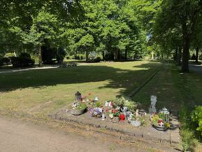 Reihengrab anonym Urne - Friedhof Bochum-Höntrop